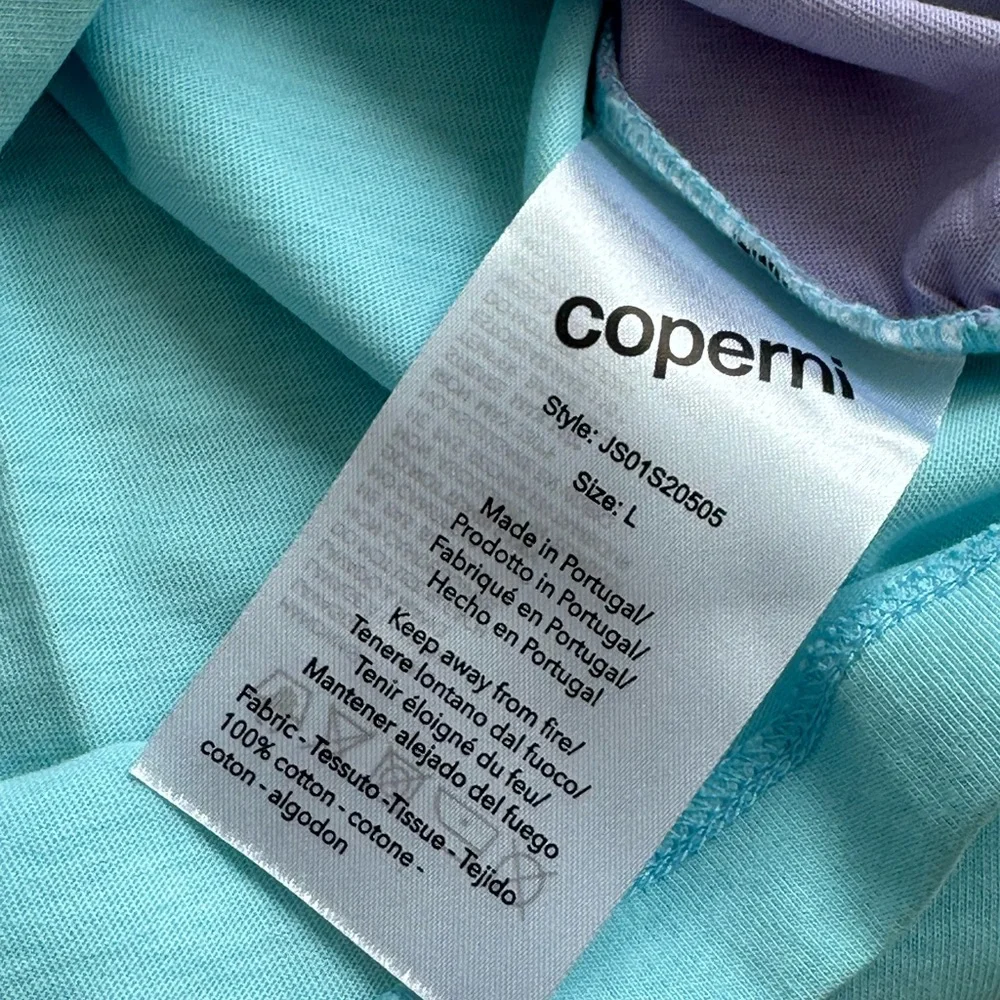 COPERNI BLUE AND PURPLE PATCHWORK SHIRT - Picture 4 of 4